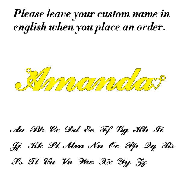 Custom Name Necklace -Sexikinis Swim