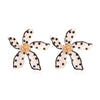 Sweet Big Flower Stud Earrings - Sexikinis Swim
