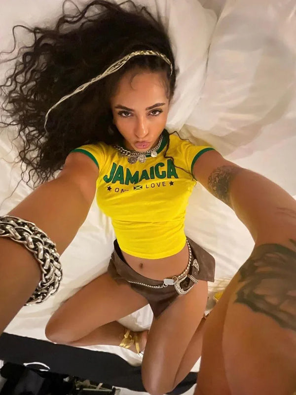 Jamaican bikini shirt top - Sexikinis Swim