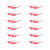 12 PCSFlame Shaped Sunglasses
