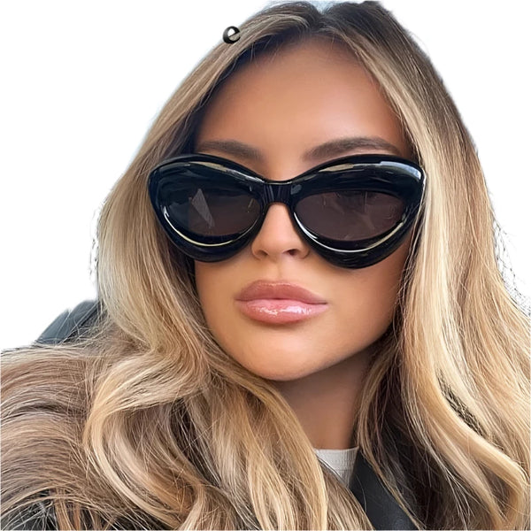 Plush women Cat Eye Sunglasses - Sexikinis Swim