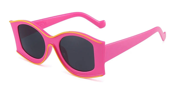 Colorful oversizedretro Sunglasses - Sexikinis Swim