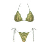 Ivy Green Lace Crochet three piece swimsuit