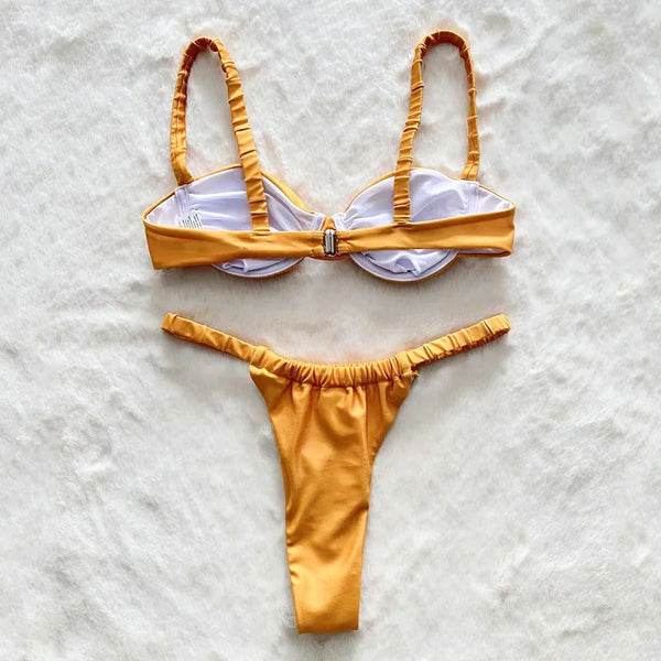 Golden Girl two piece swimsuit - Sexikinis Swim