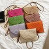 Straw Woven Shoulder CrossbodyBeach Clutch Bag