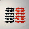 12 PCSFlame Shaped Sunglasses