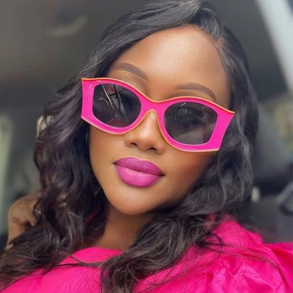 Colorful oversizedretro Sunglasses - Sexikinis Swim