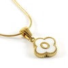 Lucky Clover Stainless Steel Pendant Necklace - Sexikinis Swim