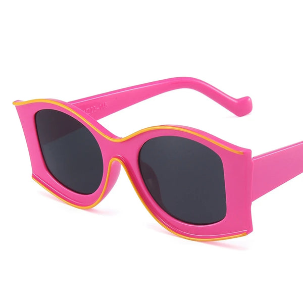 Colorful oversizedretro Sunglasses - Sexikinis Swim