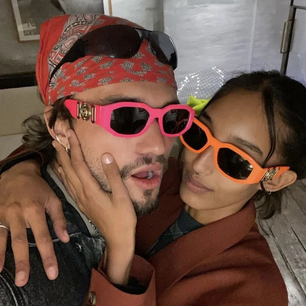 Vintage Small Rectangle Sunglasses - Sexikinis Swim