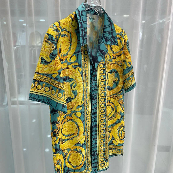 Vintage Luxury two piece beach shorts set - Sexikinis Swim