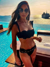 Sexy Black Lace Three Piece swimsuit - Sexikinis Swim