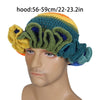 Ruffled Handmade Knit Bucket Hat