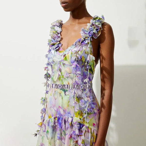 Garden vibe one piece with cover up swimsuit