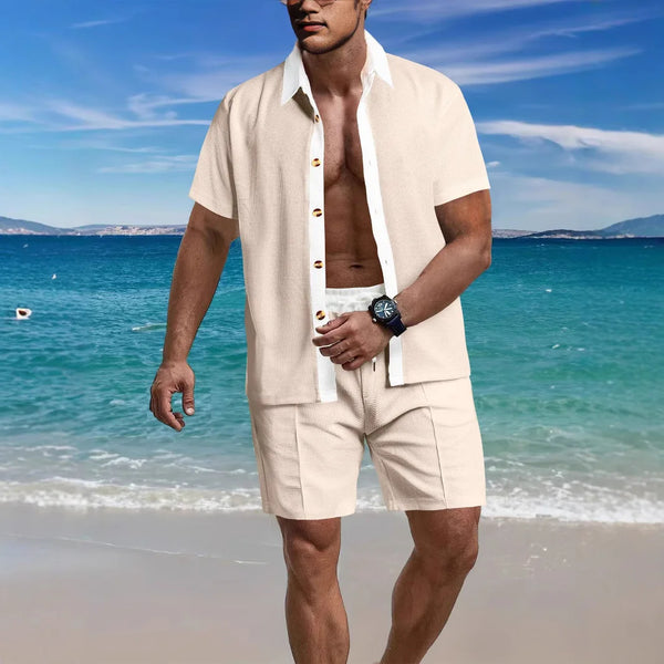 2025 Summer Hot Selling New Men's Casual Versatile beach shorts set