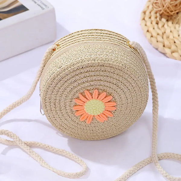 Round Straw Bag