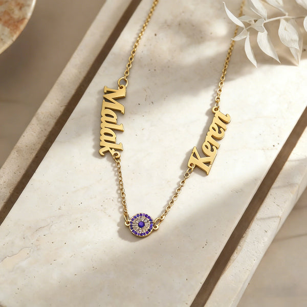 Custom Multiple Names Necklace for Women Stainless Steel Jewelry