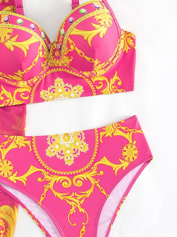 Lux three piece swimsuit