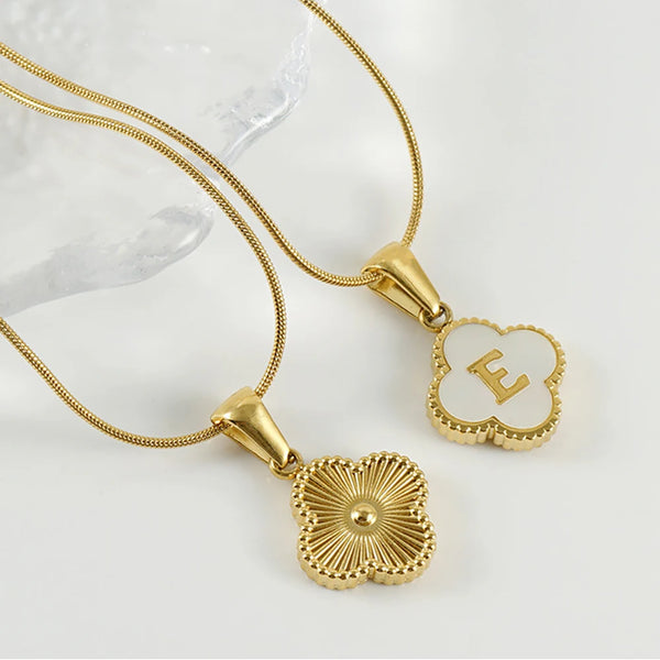 Lucky Clover Stainless Steel Pendant Necklace - Sexikinis Swim