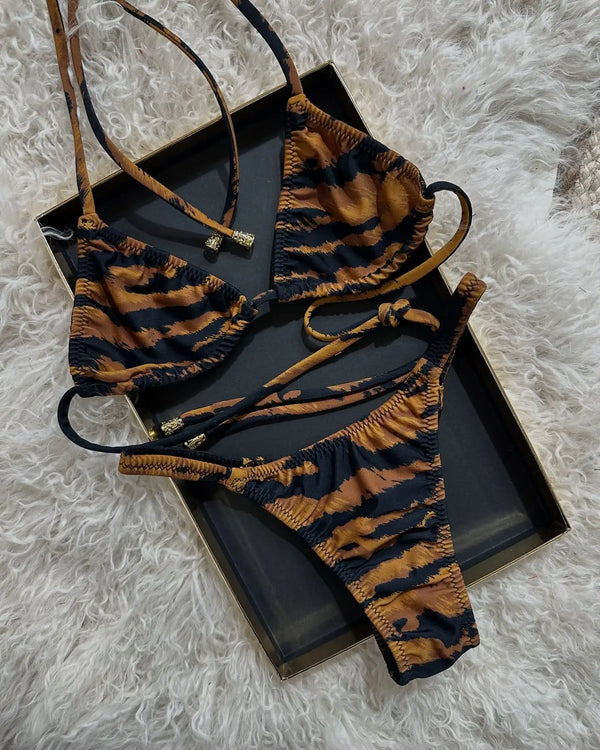 Tiger sweet two piece swimsuit