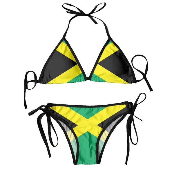 Sexy Jamaican Flag two piece swimsuit - Sexikinis Swim