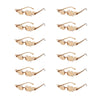 12 PCSFlame Shaped Sunglasses