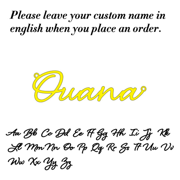 Personalized Gold Name Necklace - Sexikinis Swim