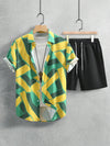 Resort wear Luxury Style Men's Short-sleeved outfit