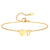 Women Heart Initial Stainless Steel Personalized Anklet Bracelets