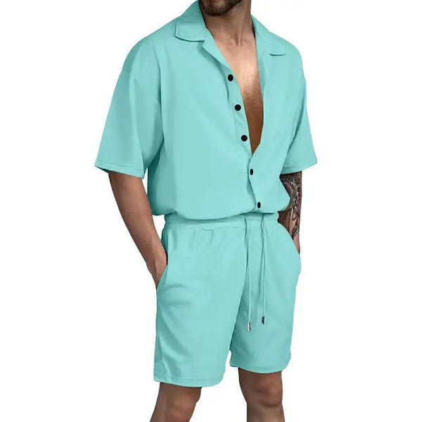 Cardigan casual beach shorts set- Sexikinis Swim