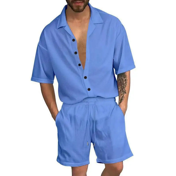 Cardigan casual beach shorts set- Sexikinis Swim
