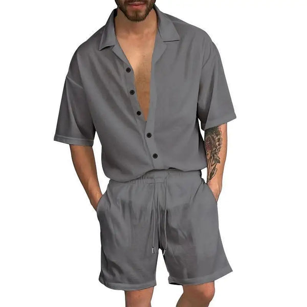 Cardigan casual beach shorts set- Sexikinis Swim