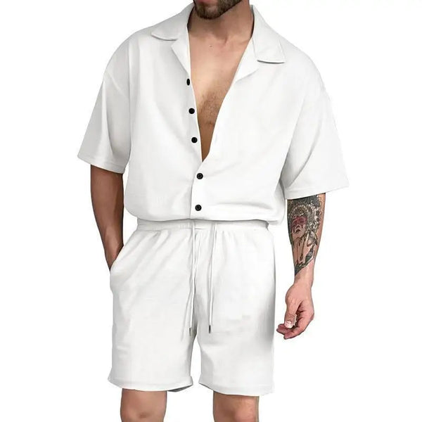 Cardigan casual beach shorts set- Sexikinis Swim