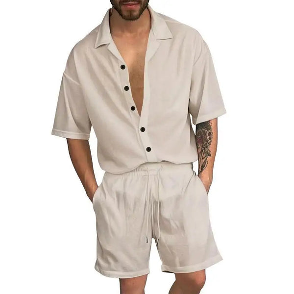 Cardigan casual beach shorts set- Sexikinis Swim