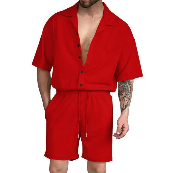 Cardigan casual beach shorts set- Sexikinis Swim
