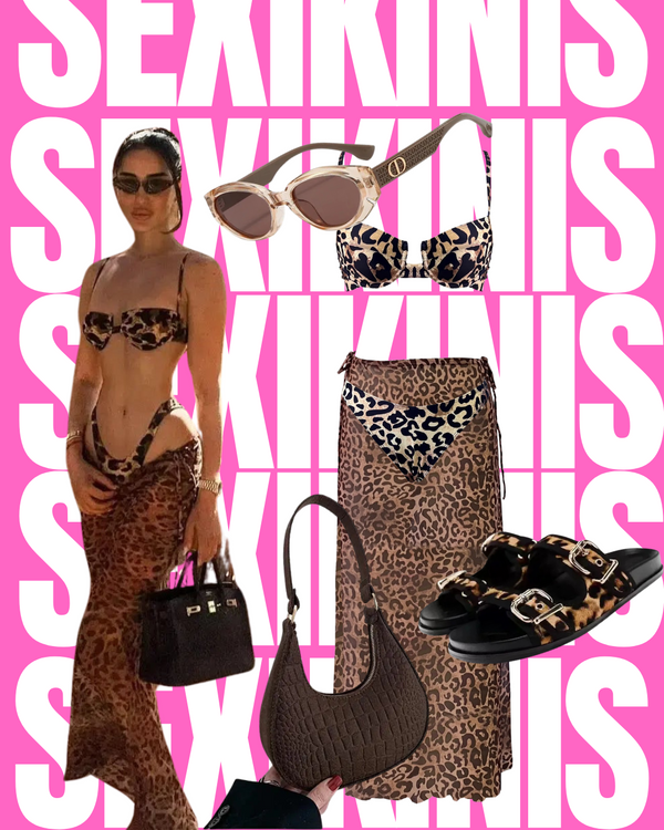 Cute chic leopard vibe vacation full outfit