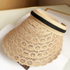2024 New women summer sun visor wide-brimmed beach hat - Sexikinis Swim