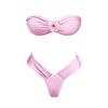 Nitty flower two piece swimsuit with Mini Skirt