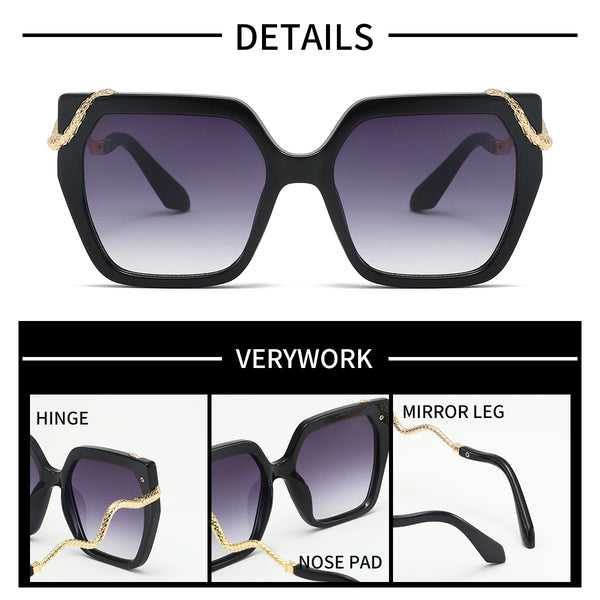 European and American retro style unisex fashionable sunglasses