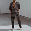 Vacation Straight Men Summer Casual pants set