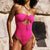 Vee one piece swimsuit