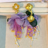 Handmade Cotton Long TasselEarrings -Sexikinis Swim