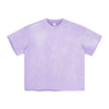 Lavender t-shirt on a white background