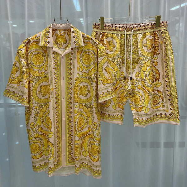 Summer Men Hawaiian Beach style outfit