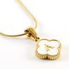 Lucky Clover Stainless Steel Pendant Necklace - Sexikinis Swim