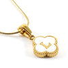 Lucky Clover Stainless Steel Pendant Necklace - Sexikinis Swim