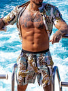 Trendy men two piece Beach set