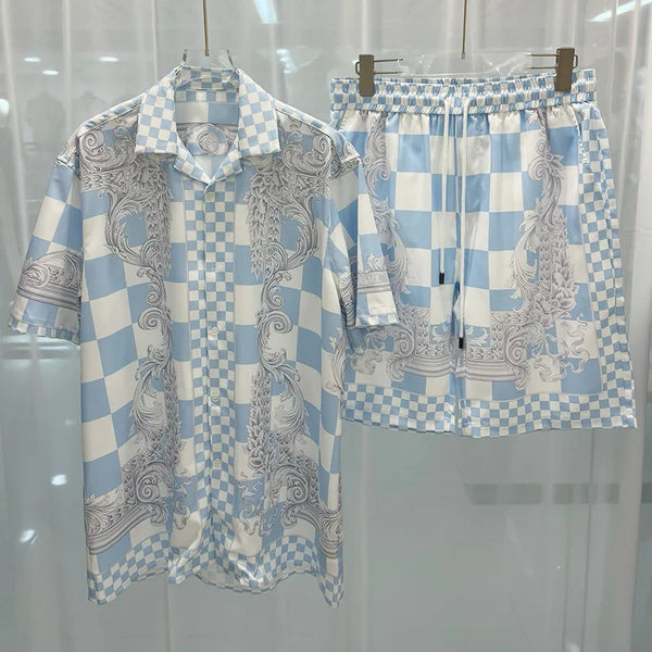 Summer Men Hawaiian Beach style outfit