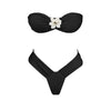 Nitty flower two piece swimsuit with Mini Skirt