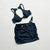 Classy cut-out two piece swimsuit with cover up